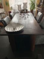 Massief wengé eettafel.240x100x80cm., Ophalen, Gebruikt, Overige materialen, 200 cm of meer