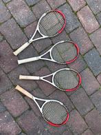 4x Wilson Pro Staff Six One 90 Federer signature  + tassen, Sport en Fitness, Tennis, Gebruikt, Ophalen of Verzenden, Wilson, Racket