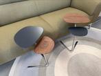 2 Nieuw Leolux Portello Bijzettafel Noten raven Tafel, Leolux, Nieuw, Ophalen of Verzenden, Overige vormen