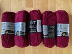 5 x Schachenmayr Soft linen mix Cerise 70 viscose 30 linnen, Ophalen of Verzenden, Zo goed als nieuw, Breien of Haken, Wol of Garen