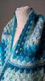 Mooie ijsblauwe sjaal, Maat 38/40 (M), Www.cosmicgrooves.nl, Cosmic Grooves, Jwg838@gmail.com