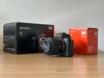 Sony A7ii + 50mm f/1.8mm + Extra accesoires ZGAN beschikbaar voor biedingen