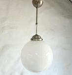 Art deco hanglamp bollamp, Ophalen, Gebruikt, Glas, Art deco