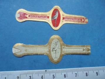 2 oude sigarenbanden SECRETARIS beschikbaar voor biedingen