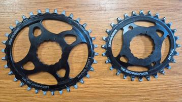 Race Face Next R ovale MTB voorbladen 28T/34T Narrow-Wide beschikbaar voor biedingen