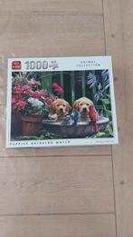 Puzzel puppies drinking water, Ophalen of Verzenden, Zo goed als nieuw