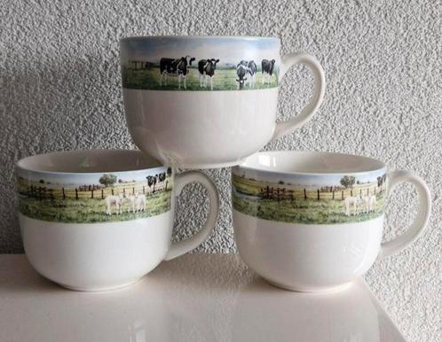 Drie Soepkommen Wiebe van der Zee, Huis en Inrichting, Keuken | Servies, Zo goed als nieuw, Kom(men), Overige stijlen, Porselein