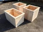 Diverse Steigerhouten Plantenbakken Bloembakken Tuin Terras, Ophalen, Vierkant, Nieuw, 60 tot 100 cm
