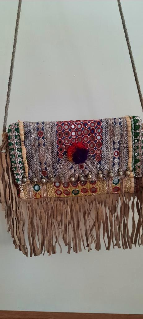 Tribal Art Schoudertas/Handtas Fair Trade, Antiek en Kunst, Kunst | Niet-Westerse kunst, Ophalen of Verzenden