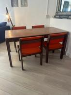 Vintage Pastoe Uitschuifbare Houten Tafel, Huis en Inrichting, Tafels | Eettafels, Ophalen, Gebruikt, 50 tot 100 cm, 150 tot 200 cm