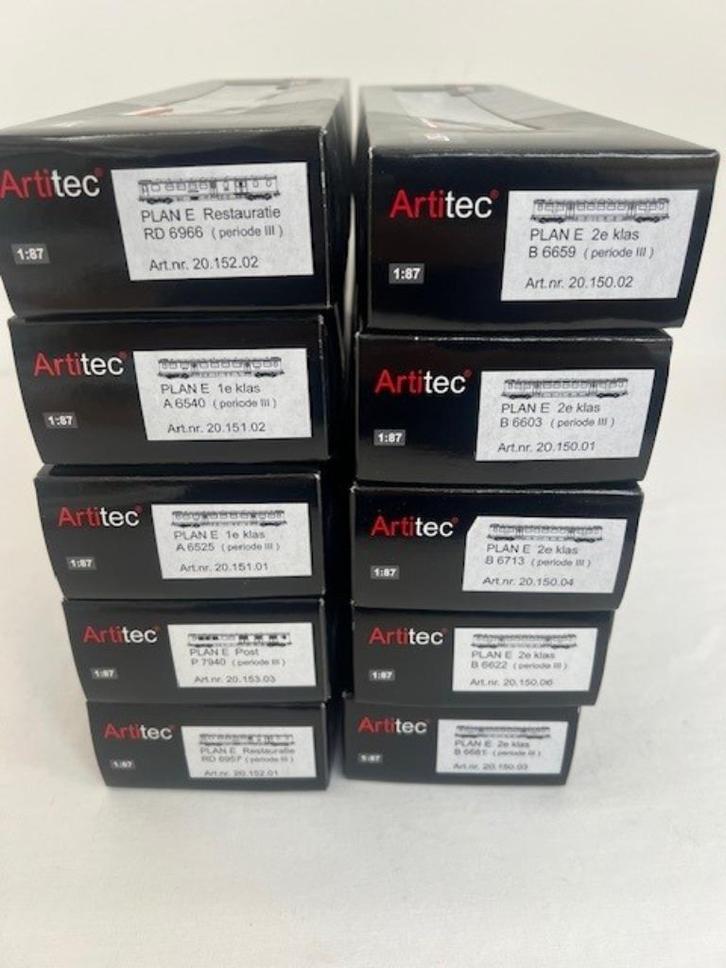 Nieuwe Artitec Plan E rijtuigen in OVP H0, Hobby en Vrije tijd, Modeltreinen | H0, Nieuw, Wagon, Gelijkstroom, Overige merken