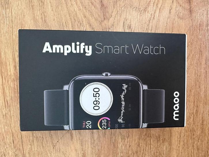 Maoo Smartwatch - Nieuw in Doos!, Sieraden, Tassen en Uiterlijk, Smartwatches, Nieuw, Android, Zwart, Afstand, Waterdicht, Ophalen