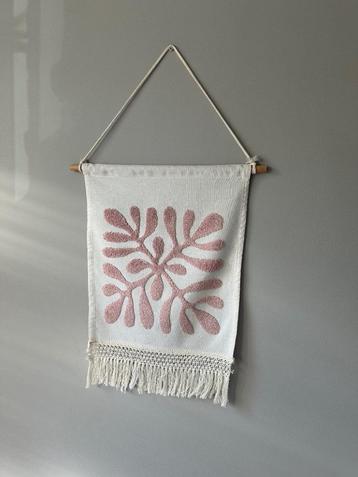 Wandkleed/wandhanger, beige met roze beschikbaar voor biedingen