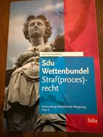 SDU wettenbundel “Straf (proces) recht”, Zo goed als nieuw, Sdu, Alpha, HBO