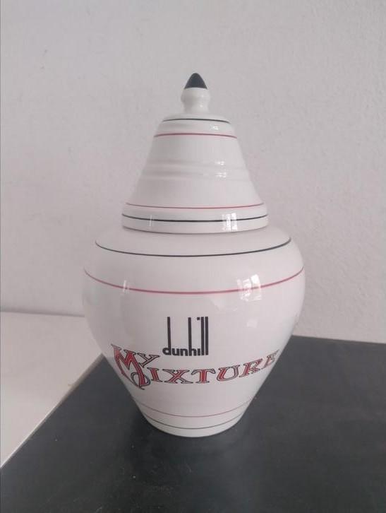 👉 Dunhill Pijptabak pot My one mixture zeer zeldzaam, Verzamelen, Rookartikelen, Aanstekers en Luciferdoosjes, Zo goed als nieuw