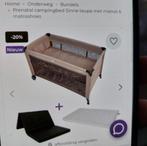 Nieuw Campingbedje - Donkerblauw, Ophalen