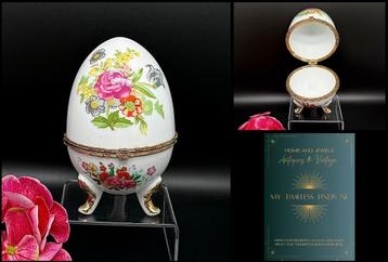 Groot vintage ei sieradendoosje - K1A beschikbaar voor biedingen