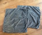 Grijze kussenhoezen Ikea Sanela (65x65), Ophalen of Verzenden, Gebruikt, Grijs, Vierkant