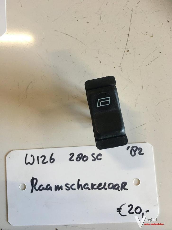 Mercedes w126 280SE 1982 Raambedieningsschakelaar achter, Auto-onderdelen, Dashboard en Schakelaars, Gebruikt, Ophalen of Verzenden