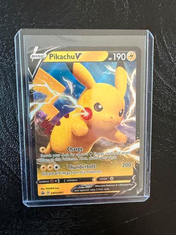 Pikachu V swsh061 Pokemon kaart beschikbaar voor biedingen