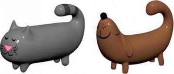 Kerstfiguren, Ciccio & Melone van Alessi, nieuwstaat beschikbaar voor biedingen