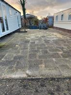 GRATIS! Grindtegels voor terras of tuin ophalen in Schagen, Ophalen, Gebruikt, 10 m² of meer, Beton