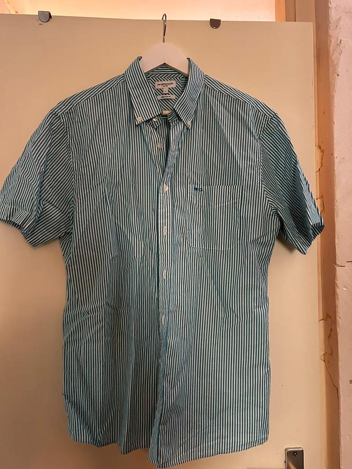 NIEUW McGregor overhemd maat L, Kleding | Heren, Overhemden, Nieuw, Halswijdte 41/42 (L), Blauw, Ophalen of Verzenden