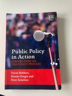 Public policy in action, Ophalen of Verzenden, Alpha, Zo goed als nieuw, WO