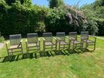 Tuinstoelen teakhout, Tuin en Terras, Tuinstoelen, Ophalen, Gebruikt, Hout, Stapelbaar