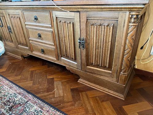 dressoir / televisiekast met eettafel en 6 stoelen KOOPJE, Huis en Inrichting, Kasten | Dressoirs, Gebruikt, 25 tot 50 cm, Met lade(s)