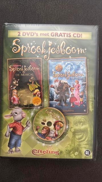 Efteling Sprookjesboom dvd box 2 dvd’s met cd nieuw geseald beschikbaar voor biedingen