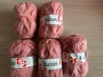 Roze Barbara Wol - 5 Bollen, Ophalen of Verzenden, Nieuw, Breien of Haken, Wol of Garen