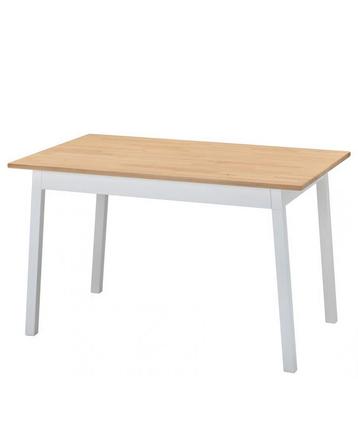 IKEA Houten Tafel, Wit gelazuurd, 125x75 beschikbaar voor biedingen