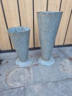 Zinken vaas, Ophalen of Verzenden, Gebruikt