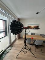 Aputure 300 D II + Lightdome III + Caruba LS 8 Statief, Ophalen of Verzenden, Zo goed als nieuw, Lamp of Flitsset