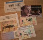 Roxy music en Bryan ferry Concertkaartjes met Handtekening, Ophalen of Verzenden