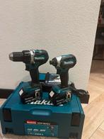 Makita DLX2189TJ 18V Li-Ion accu schroef/boormachine, Doe-het-zelf en Verbouw, Gereedschap | Boormachines, Ophalen, Zo goed als nieuw