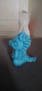 Schattige Draak Kaars - Nieuw!, Overige materialen, Blauw, Ophalen of Verzenden, Zo goed als nieuw
