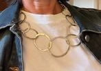 Zilveren ketting grote schakels, Ophalen, Zilver, Ketting