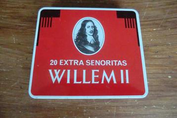 sigarenblikje / sigarendoosje Willem II - 20 extra senoritas beschikbaar voor biedingen