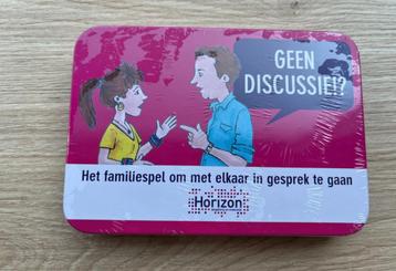 Geen discussie!? beschikbaar voor biedingen