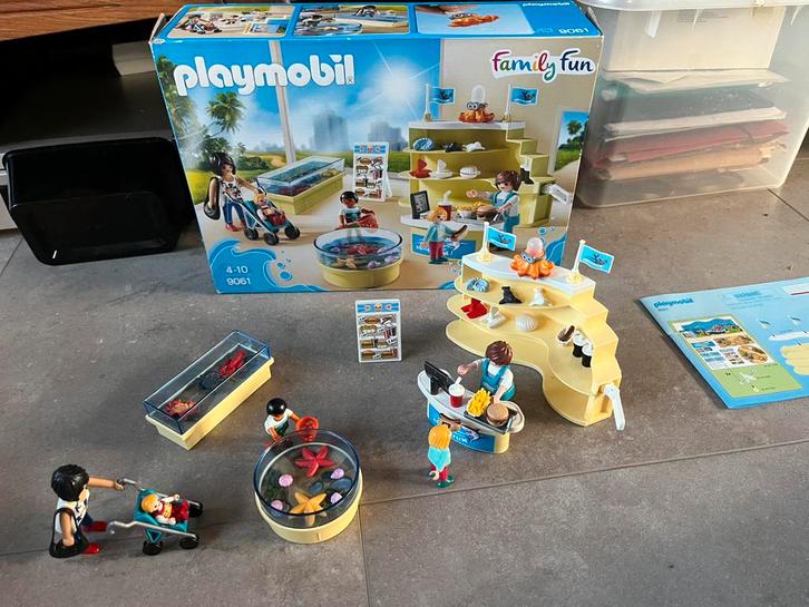 Playmobil 9061 Aquariumshop, Kinderen en Baby's, Speelgoed | Playmobil, Zo goed als nieuw, Complete set, Ophalen of Verzenden