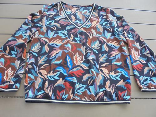 N84 Zwart bruin bont shirt ONLY maat L, Kleding | Dames, T-shirts, Zo goed als nieuw, Maat 42/44 (L), Zwart, Lange mouw, Ophalen of Verzenden