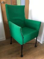 IZGS Montis Chaplin design stoel groen modern stof, Huis en Inrichting, Stoelen, Ophalen, Overige kleuren, Zo goed als nieuw, Nvt