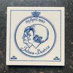 KLM Tegeltje Juliana Beatrix 30 April 1980, Ophalen of Verzenden