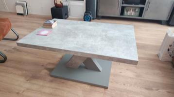 Salontafel in betonlook 60 x 90 cm in goede staat  beschikbaar voor biedingen