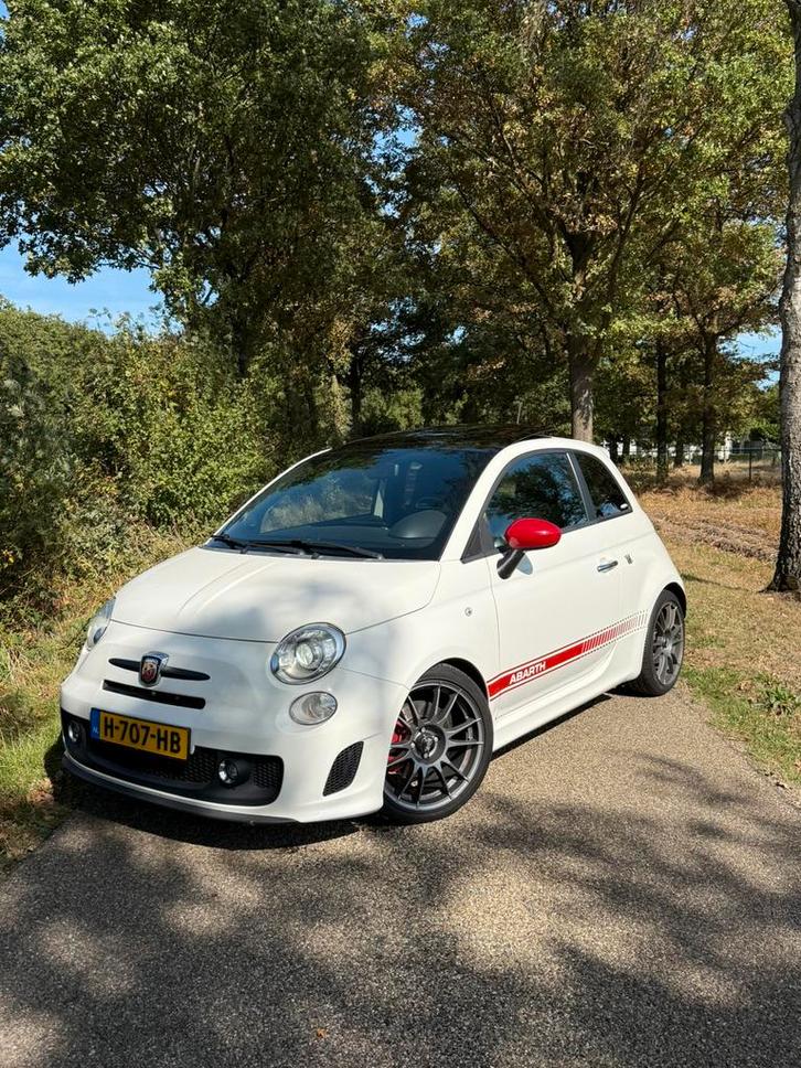 Abarth 500 1.4T 180pk (Pano/Carplay/leer/monza/OZ), Auto's, Fiat, Particulier, ABS, Airbags, Airconditioning, Android Auto, Apple Carplay