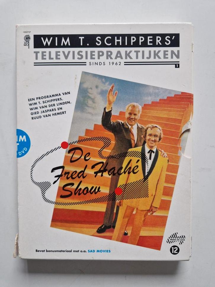 De Fred Haché Show - Wim T. Schippers DVD, Cd's en Dvd's, Dvd's | Tv en Series, Gebruikt, Komedie, Boxset, Vanaf 12 jaar, Ophalen of Verzenden