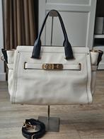 Coach Swagger 37 Carryall tote / handtas van leer, Ophalen of Verzenden, Gebruikt, Wit, Handtas
