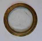 oude messing patrijspoort brons scheepsraam, Antiek en Kunst, Verzenden, Koper